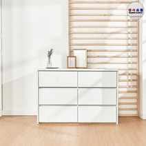 하이그로시 2단 3단 와이드 안방 서랍장 900 1200 1500 거실 낮은 넓은 와이드 수납장, 로니 3단 1200 와이드, 화이트