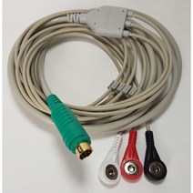 PAMO 2 II PLUS MP800 MEK ICS 멕아이씨에스 ECG CABLE MP700 심전도 케이블 환자 감시 장치 EKG 모니터, 1개
