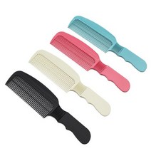 뷰티다모아 바버샵 슬림 커트 빗 클리퍼빗 바리깡빗 헤어 전문가용 미용 브러쉬 4가지 색상, 슬림 클리퍼빗(화이트)