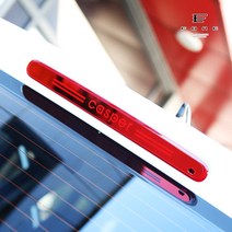 포원) 캐스퍼 보조브레이크등 마스크 LED램프 커버 튜닝 용품, A타입 - 실버