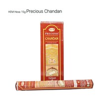 HEM 프레셔스 찬단(백단) 인센스스틱 헥사 15g, Chandan