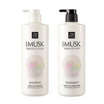 미쟝센 펄 샤이닝 리페어 퍼퓸 샴푸 1개 + 트리트먼트 1개 화이트머스크향 1000ml