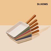 닥터하우스 오미자 사각팬 22cm, 코랄, 1개, 코랄