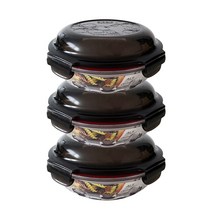 에이엘에스 트라이탄 밀폐용기 돔형 650ml 3P, 3개