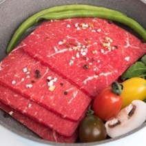 [쭌미트] 호주산 육포용 소고기 우둔살 1kg 진공포장 (생고기 냉동육), 10mm, 1팩