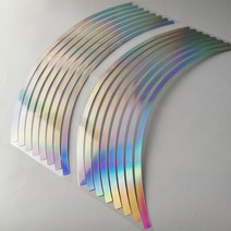 랩핑 데칼 자전거 스티커 자동차 전기 휠 방수 반사 개 인치 긁힘 방지 아름답고 실용적인, 07 12 inches