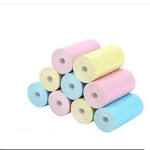 9 롤 감열 인쇄 용지 57x30mm 미니 프린터 용지 필름 포토 프린터 용지 직접 감열지 제로 잉크 감열지, 9roll