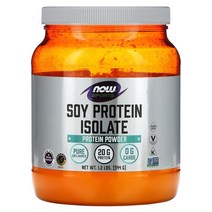 NOW Foods Sports 분리 대두 단백질 무맛 544g12lbs