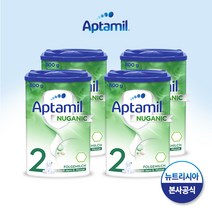 [해외무료배송] 압타밀 뉴가닉 2단계 800g x 4통 세트, 2단계800g(4통)