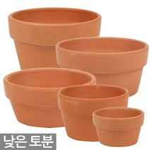 낮은 토분 7 ~ 17호 - 토기분 토분 다육화분 화분 다육이화분 선인장화분 미니화분 인테리어화분 분갈이화분 원형 넓은화분 큰화분, 06_Sein_낮은 토분(15호)