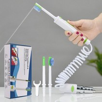 노인 틀니 임시 부분 전체 마우스피스 수도꼭지 구강 세정기 구강 플로서 치열 교정 칫솔, 하얀