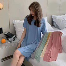 오노마 오노마 ONM 여성 반팔 데일리 여름 캐주얼 루즈핏 편한 홈 원피스 (8759710)