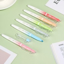 파이롯트 프릭션 라이트 소프트 내추럴 형광펜 세트, 내추럴 6색세트