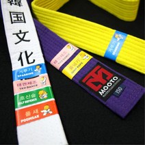 태권도학원용 프로그램 수행완료 띠밴드 10장세트, 실전품새