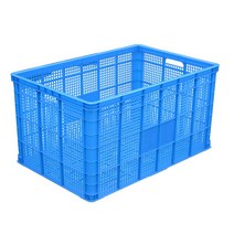 사과박스 배 플라스틱 상자 계육 의류 물류 대형 화물, 575바구니 외경 615x425x310빨간색