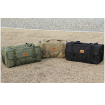 캠차 캔버스 멀티 캠핑가방, 브라운, 3개