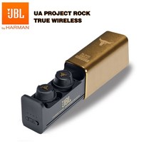 JBL UA Project Rock True Wireless Bluetooth 헤드셋 Original In-Ear IPX7 Game Stereo 헤드폰 Mic Earbuds Spo, 금
