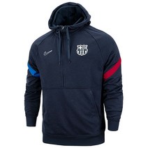바르셀로나 나이키 TRAVEL FLC 후디 L/S 남자 남성 트레이닝 후드 집업 티셔츠