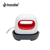 열프레스기 열전사 전사기 프린팅 쉬운 미니 열 전달 기계 로고 티셔츠 라벨 신발 승화 인쇄 휴대용 철, 03=green_UK