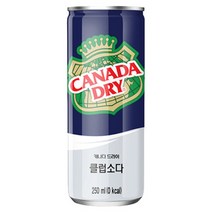 캐나다 클럽소다 250미리 캔음료 Canada club soda 250ml can drink, 60캔