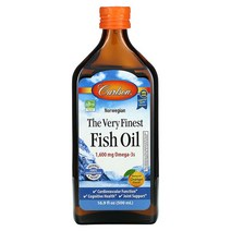 Carlson 오메가3 피쉬오일 노르웨이산 액상 오렌지맛 500ml, 06. MCT 레몬라임맛 200ml, 1개