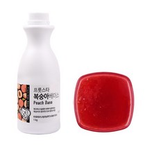솜 프룻스타 복숭아베이스 (퓨레 66%) 1kg, 선택안함