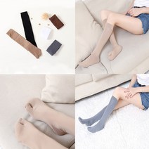 Mode 여자 발가락 타비 족발 무지 니삭스 긴양말 무릎양말