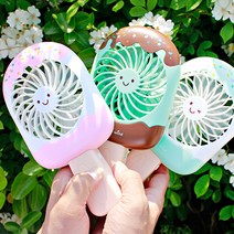아담 아이스크림 아이스바 USB핸디 미니 선풍기, 초코