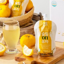 고흥 유자주스 유자즙 슬림on유자 주스100ml x 15포, 1개
