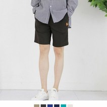 [KT알파쇼핑]마린 자수 린넨 여름 반바지