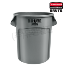 러버메이드 브루트 원형 컨테이너 안깨지는 원두통 김장통 분리수거함 (뚜껑 별도 구매), 121L, 그레이