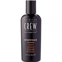 아메리칸 Crew의 남성용 샴푸 얇은 모발용 강화 두피 상쾌함 99.5ml(3.3온스) 344267, 3.3 Fl Oz