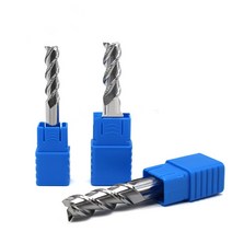 밀링 커터 알루미늄 HRC50 3 플루트 텅스텐 스틸 절단 도구 엔드밀 CNC 기계 목재, [18] 16.0x16Dx100L, 1개