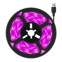 조립식비닐하우스 DC 5V USB LED 성장 빛 전체 스펙트럼 방수 UV Phyto 램프 실내 묘목 온실 수경 식물은 램프를 성장합니다, Not Touch+1M 60leds+Not Waterp