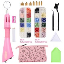 핫픽스DIY hotfix applicator진주 의류 신발에 DIY 철에 대한 핫픽스 어플리케이터와 3-8mm 믹스 색상 세라, 06 A01-0014S_01 EU PLUG