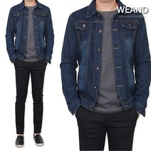 위앤드 빈티지 워싱 데님 자켓 1 color / 95~105 size 남자 데님 자켓/남자 청자켓/워싱 청자켓/슬림핏 청자켓