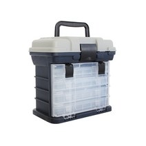 271726cm 5 레이어 PP ABS 큰 낚시 태클 상자 플라스틱 핸들 낚시 상자 잉어 낚시 도구 낚시 액세서리, 협력사, 검은 색