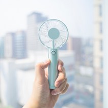 엔보우 팬시 휴대용 미니선풍기, 핑크