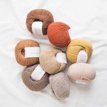 야나 [니팅포올리브] 메리노(Merino) 뜨개실 뜨개질실 털실 유아용실 스웨터만들기 대바늘 대바늘뜨개 야나 니팅포올리브, 파우더