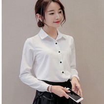 로로스키니 여성 기본핏 셔츠 블라우스 면접 정장 유니폼 와이셔츠