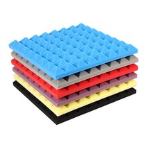 방음재 흡음재 접착식 난연, 50cm×50cm×5cm 10개, 빨강