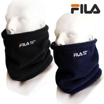 휠라 넥워머 /FILA 방한 목토시/털목도리/방한모, 네이비