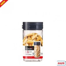 플라스틱밀폐용기 데이킵스Ⅱ (중) 95x185mm 1L 생분해성용기 칸칸이용기 플라스틱밀폐용기 냉장고정리용기 반찬통 칸막이용기 투명용기 환경호로몬걱정없는