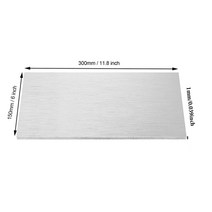 마그네슘보드 판넬 패널 1pcs 99.9% 마그네슘 합금 시트 Mg 플레이트 플랫 전기 도금 Anodes 실험 양극 CNC, 02 0.5x100x100mm