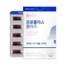 프로폴리스 아연 플라보노이드 SOD 면역 항산화 환절기 구강 호흡기 건강 비타민p Propolis 캡슐 영양제 효능 추천, 1개, 60캡슐
