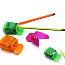 뉴리웹 수동 칼라 연필깎이 2구 2구연필깎이 휴대용연필깎이 연필깎이