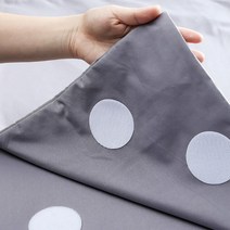 [신박한 픽]벨크로 고정 찍찍이 밀림방지 패드 6cm 5개 1세트무료배송, 블랙