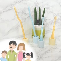 티디마켓 친환경 유아 칫솔 어린이 생분해성 수지 옥수수 치과칫솔 아기 국내제작, 1단계(만 2 ~ 3세), 스카이 10개