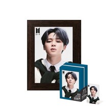 퍼즐피플 BTS 직소퍼즐 모음, 미니멀티 BTS 지민 108피스 액자포함(108피스자체제작월넛), 108p