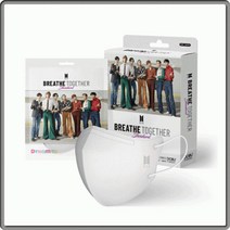 BTS방탄소년단 마스크 브리드 투게더 스탠다드 컬러 새부리형 +N95 도부 대형 (10매+10 일회용, 스카이블루(10매)+(N95)대형10매